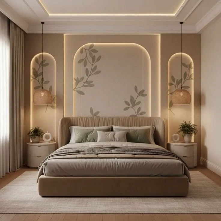 Luxury master bedroom interior design — Dream Home Studio Amravati